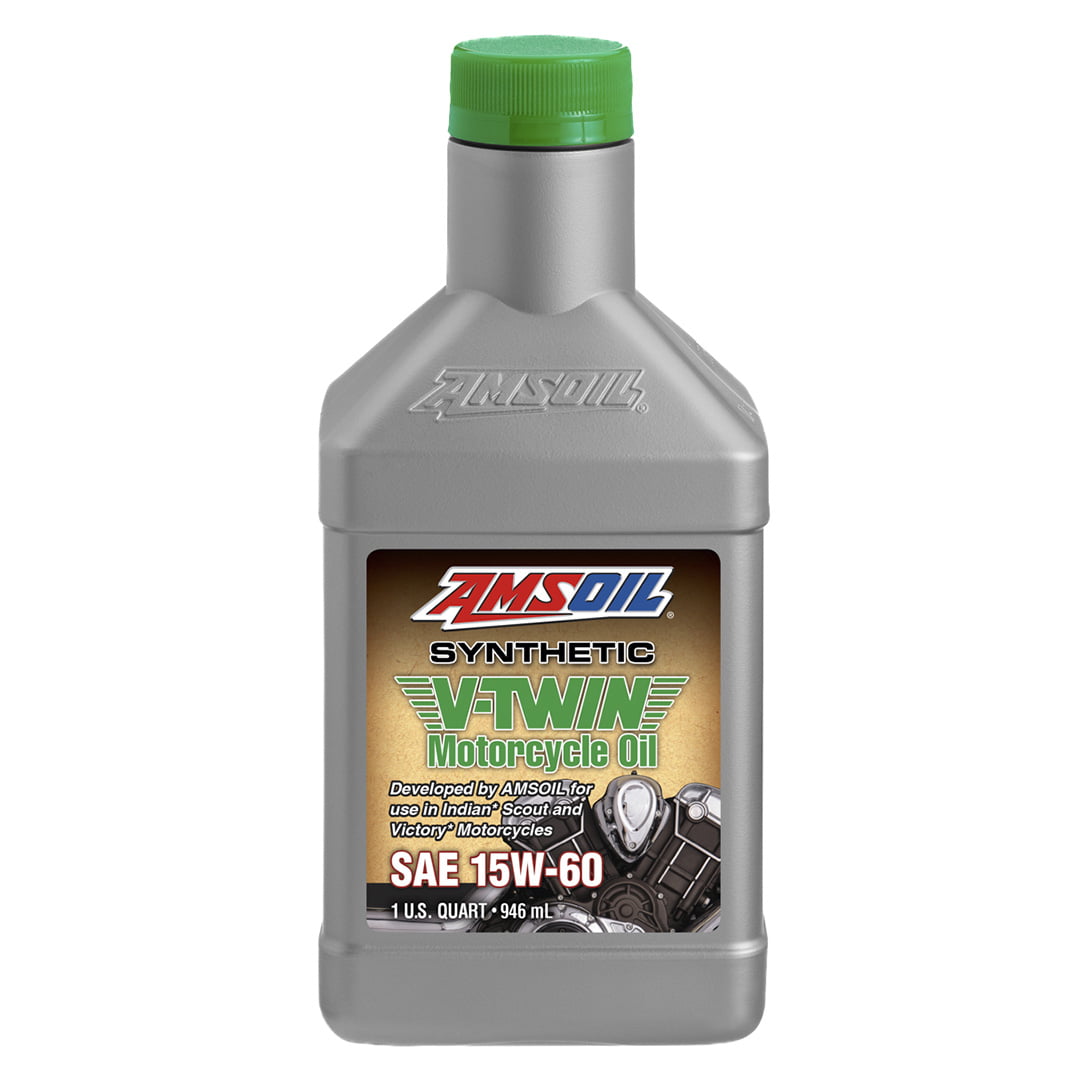 15W-60 Óleo Sintético V-Twin para Motos - Garrafa de 946 ml